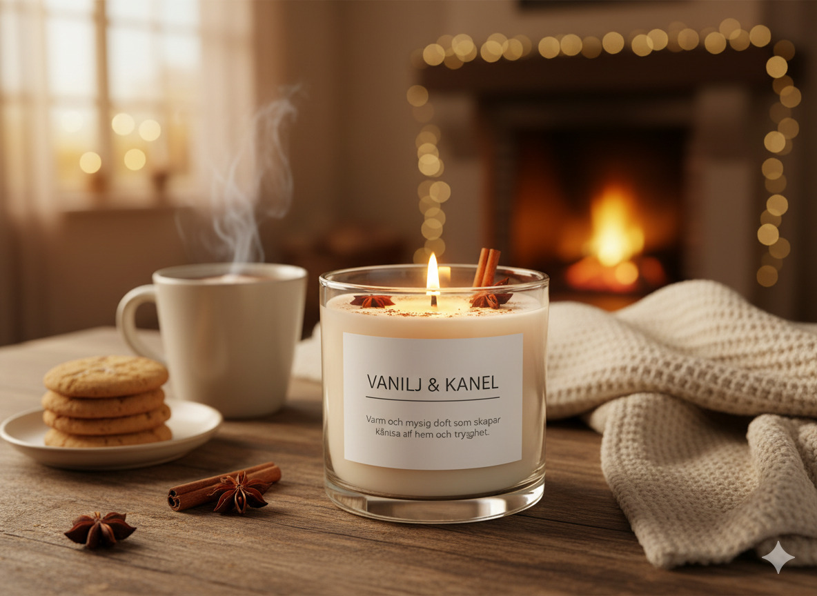 Vanilj & Kanel - Aromatiska ljus